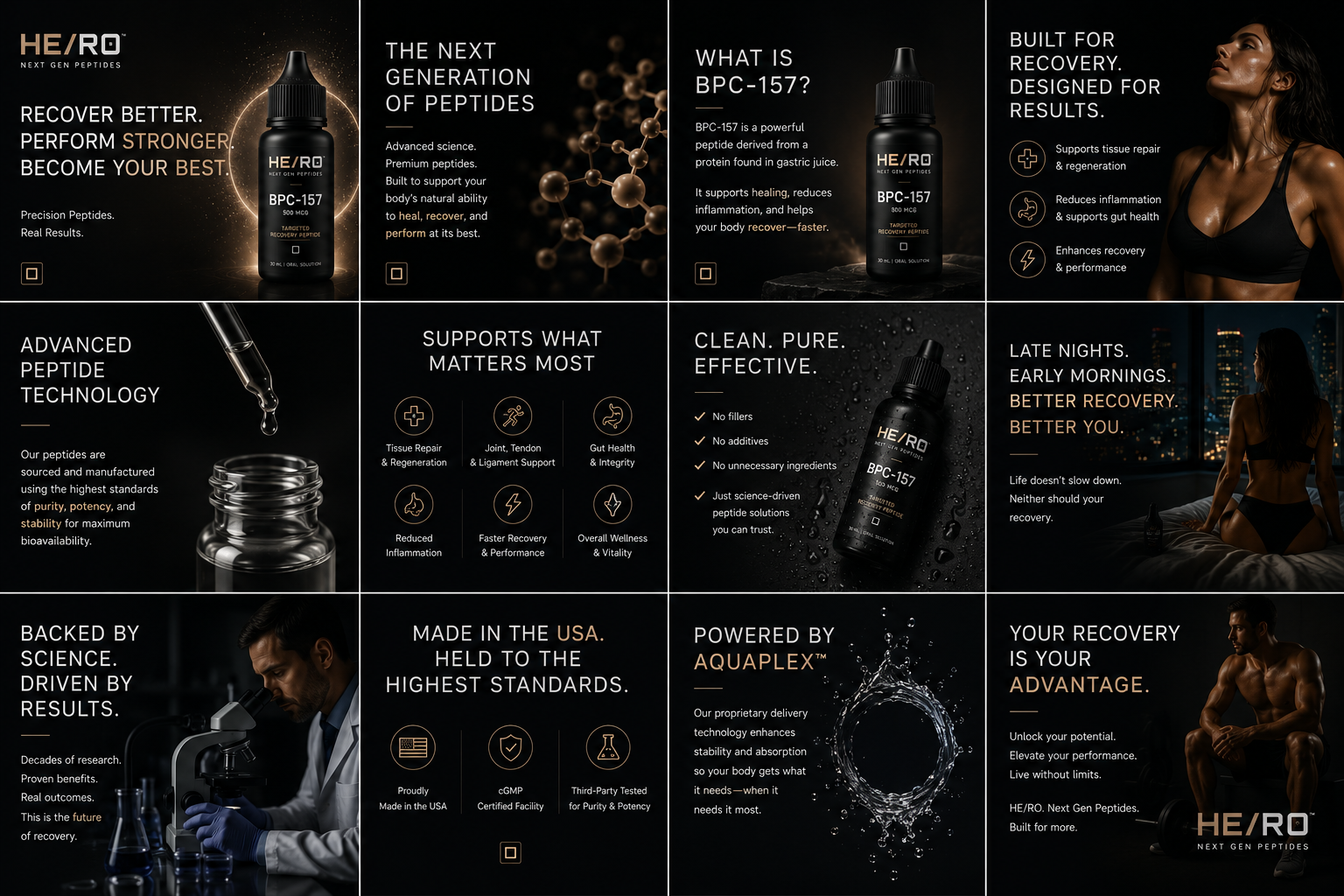 HE/RO social campaign grid — product direction